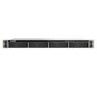 QNAP TS-433eU-US NAS Compact 1U 2,5GbE à Faible Profondeur monté en Rack, Stockage périphérique abordable avec accélération NPU (sans Disque)