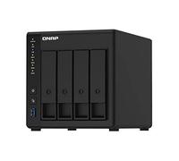 QNAP TS-451D2-4G 32TB 4 Bay Solution NAS de Bureau | Installé avec 4 x 8TB Western Digital Red Disques durs