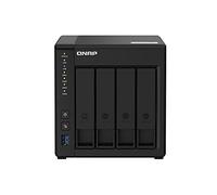 QNAP TS-451D2-4G 40TB 4 Bay Solution NAS de Bureau | Installé avec 4 x 10TB Seagate IronWolf Disques durs
