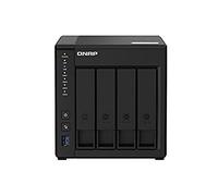 QNAP TS-451D2-4G 4TB 4 Bay Solution NAS de Bureau | Installé avec 4 x 1TB Western Digital Red Disques durs