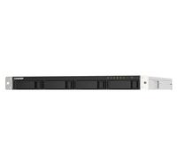 QNAP TS-453DU NAS Rack (1 U) Intel® Celeron® J4125 4 Go DDR4 0 To QNAP Turbo System Noir, Gris
