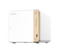 Qnap TS-462-2G, 4 Bay NAS (processeur Intel® Celeron® N4505 2-core/2-thread Turbo jusqu'à 2,9 GHz, 2,5 GbE) 8 To avec disques durs WD RED Plus 4 x 2 To