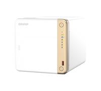 QNAP TS-462-2G serveur de stockage NAS Tower Intel Celeron N4505 2 Go DDR4 QNAP QTS Blanc