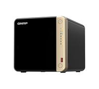 QNAP TS-464 (4G) NAS 4 baies (Intel® Celeron® N5095 Quad-Core Burst jusqu'à 2,9 GHz, 2,5 GbE) 4 To Bundle avec 4 disques durs WD RED Plus de 1 To