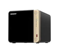 QNAP TS-464 (4G) NAS à 4 baies (Intel® Celeron® N5095 Processeur Quad-Core Burst jusqu'à 2,9 GHz, 2,5GbE) 32To Bundle avec 4x8To WD RED Plus HDD