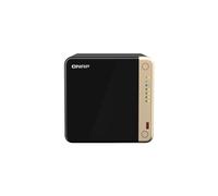 QNAP TS-464-8G NAS Tower 4 baies, Intel Celeron N5095, 8 Go DDR4 (ext. 16Go), 2x 2.5GbE, 2x M.2 PCIe Gen3 NVMe, RAID 0/1/5/6/10/JBOD, 4K HDMI, QTS 5