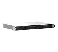 QNAP TS-464eU NAS Rack (1 U) Intel® Celeron® N5095 8 Go DDR4 0 To QNAP Turbo System Aluminium, Noir