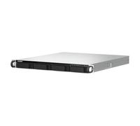 QNAP TS-464U-RP NAS Rack (1 U) Intel® Celeron® N5095 8 Go DDR4 0 To QNAP Turbo System Aluminium, Noir