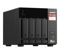 QNAP TS-473A-8G NAS AMD Ryzen Embedded V1500B 8Go SO-DIMM DDR4 4x 2.5/3.5inch SATA 6Gbps 2x M.2 2280 NVMe PCIe Gen3 x1 slots