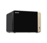 QNAP TS-664 NAS Tower Intel® Celeron® N5095 8 Go DDR4 0 To QNAP QTS Noir, Bronze