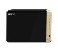 QNAP TS-664 NAS Tower Intel® Celeron® N5095 8 Go DDR4 0 To QNAP QTS Noir, Bronze