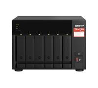 QNAP TS-673A NAS Tower Ryzen Embedded V1500B 8 Go DDR4 0 To QNAP Turbo System Anthracite