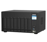 Qnap TS-832PX Station turbo NAS 8 baies (AnnapurnaLabs Alpine AL-324 ARM® Cortex-A57 4-Core 1,7 GHz 4 Go DDR4 RAM 2 x RJ-45 2,5 GbE port LAN) WD Red Plus Bundle, couleur : WD Red Plus, tailles : 80 To