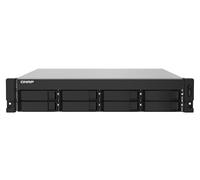 Qnap TS-832PXU-4G NAS 8 baies (AnnapurnaLabs Alpine AL-324 64 bits, ARM® Cortex-A57, 4 cœurs, 1,7 GHz, 4 Go de RAM DDR4, 2 x RJ-45 2,5 GbE), port LAN 64 To avec 8 disques durs WD Red Plus 8 To