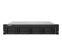 QNAP TS-832PXU-RP NAS Bastidor 2U 8 Bahías Negro