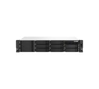 QNAP TS-873AEU-4G : NAS Rack 2U AMD Ryzen V1500B 4Go DDR4 - 8 baies SATA 2.5/3.5" + 2x M.2 PCIe Gen3 - Double 2.5GbE, QuTS hero