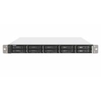 QNAP TS-H1090FU-7302P-128G NAS Rack (1U) Ethernet LAN Black, Grey 7302P