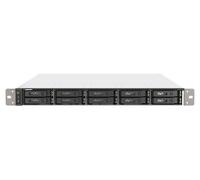 QNAP TS-h1090FU NAS Rack (1 U) EPYC 7232P 64 Go DDR4 0 To QuTS hero Noir, Gris