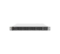 QNAP TS-h1090FU NAS Rack 1U AMD EPYC 7232P 64GB DDR4 U.2 NVMe/SATA 6Gb/s 10 baies, QuTS hero, Ports 25GbE SFP28, Alimentation redondante