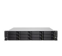 QNAP TS-h1283XU-RP NAS Rack (2 U) Intel Xeon E E-2236 128 Go DDR4 0 To QuTS hero Noir, Gris