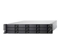 QNAP TS-h1283XU-RP - Serveur NAS - 12 Baies - rack-montable - SATA 6Gb/s - RAID 0, 1, 5, 6, 10, 50, JBOD, disque de réserve 5, 6 disques de secours, 60, disque de réserve 10, RAID TP - RAM 32 Go - Gig