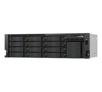 QNAP TS-H1655XEU-RP Serveur de stockage Rack (3 U) Intel Atom C5125 8 Go DDR4 0 To QuTS hero Noir et Gris