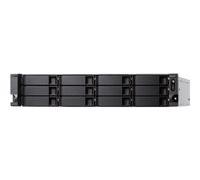 QNAP TS-h1886XU-RP R2 - Serveur NAS - 18 Baies - rack-montable - SATA 6Gb/s - RAID 0 1 5 6 10 50 JBOD 60 RAID TP - RAM 32 Go - 2.5 Gigabit Ethernet / 10 Gigabit Ethernet - iSCSI support - 2U