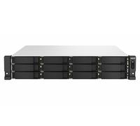 QNAP TS-H1887XU-RP NAS Rack (2 U) Intel Xeon E E-2336 32 Go DDR4 0 To QuTS hero Noir, Blanc