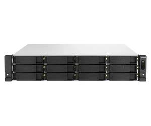 QNAP TS-H1887XU-RP NAS Rack (2 U) Intel Xeon E E-2336 32 Go DDR4 0 To QuTS hero Noir, Blanc