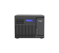 QNAP TS-h886-D1602-8G : NAS Tower QuTS hero Intel Xeon D-1602 8Go DDR4 ECC, 8 baies SATA 2.5/3.5", 2x M.2 NVMe, 4x 2.5GbE, RAID 0/1/5/6/10/50/60, ZFS