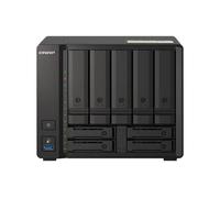 QNAP TS-H973AX NAS Tower Ryzen Embedded V1500B 8 Go DDR4 0 To QuTS hero Noir
