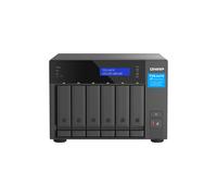 QNAP TVS-h674 NAS Tower Intel Core i5-12400 32GB DDR4 6 baies SATA 2.5/3.5" + 2x M.2 NVMe PCIe Gen4, 2x 2.5GbE, HDMI, QuTS hero, 0To