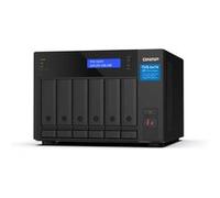 QNAP TVS-H674 NAS Tower Intel® Core™ i5 i5-12400 32 Go DDR4 0 To QuTS hero Noir