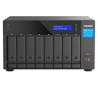 QNAP TVS-h874T-i7-32G Thunderbolt NAS Tower with Intel Core i7, 32GB RAM DDR4, LAN Ethernet, Black, 8-bay