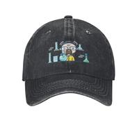 QNBUFOY Coton Confort Dessin animé Walter Blanc Hommes Femmes Casquette de Baseball Denim Washed Chapeaux Vintage Activités de Plein air Ajustement réglable Casquette de Soleil Cadeau