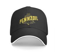 QNBUFOY Vintage Vieux Pennzoil gaz Automobile Casquettes de Baseball Mode Sandwich Casquettes Unisexe Respirant Casquettes Chapeau en Plein air