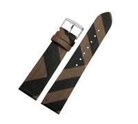 QNGMKBKTDZ Bracelet en cuir à motif écossais à démontage rapide 12, 14, 16, 18, 20, 22 mm, noir et marron, for montres hommes et femmes(Brown silverA,18mm)