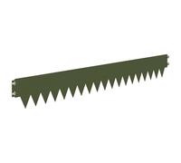 Qnhdfrt 10-Pack Metal Lawn Edging, 40x6 inch Garden Border, Olive Green