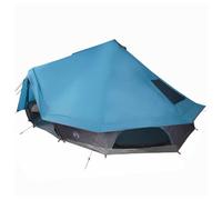 Qnhdfrt 10-Person Taffeta Teepee Camping Tent, Blue