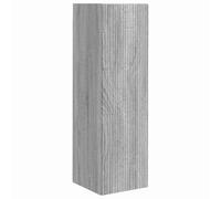 Qnhdfrt 100cm Wall Mounted TV Stand Sonoma Gray Engineered Wood