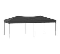 Qnhdfrt 10x20 ft Pop-Up Canopy Tent, Steel & 210D Oxford, Charcoal