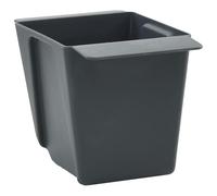 Qnhdfrt 12-Pack Grey Plastic Euro Pallet Planters | Each 13.5x9x9.5 cm box fits standard wood pallets, ideal for vertical herb gardens on balconies, patios, and indoors.