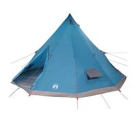 Qnhdfrt 12-Person Blue Taffeta Teepee Tent