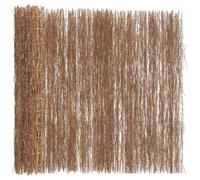 Qnhdfrt 13 x 3.3 ft Natural Brushwood Privacy Fence Screen