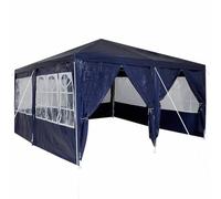 Qnhdfrt 13x13 ft Blue Pop-Up Canopy Tent with 8 Sidewalls