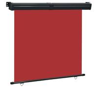 Qnhdfrt 165x250 cm Red Polyester Roll-Up Balcony Side Awning