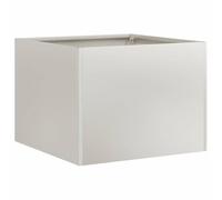 Qnhdfrt 16x16x12 inch Stainless Steel Square Raised Garden Bed