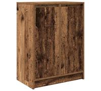 Qnhdfrt 2-Door Engineered Wood Sideboard Cabinet, Rustic Brown