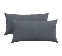 Qnhdfrt 2-Pack Corduroy Sofa Cushions, Dark Gray 80x40cm