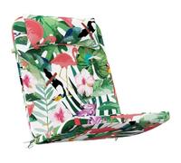Qnhdfrt 2-Pack Floral Oxford Fabric Adirondack Chair Cushions